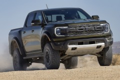 2024 Ford Ranger preproduction model shown. Available late summer 2023. Actual production vehicle may vary.  Professional driver on closed course. Always consult the Owner’s Manual before off-road driving, know your terrain and trail difficult, and use appropriate safety gear.